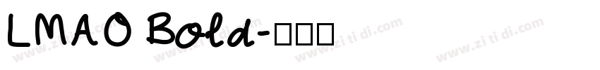 LMAO Bold字体转换